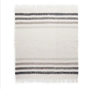 HBC Stripes - Striped Fringe Throw Blanket